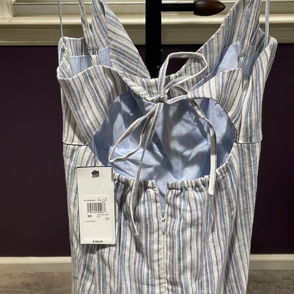 Guess SL Aileen open back dress patio stripe print - Picture 3 of 3